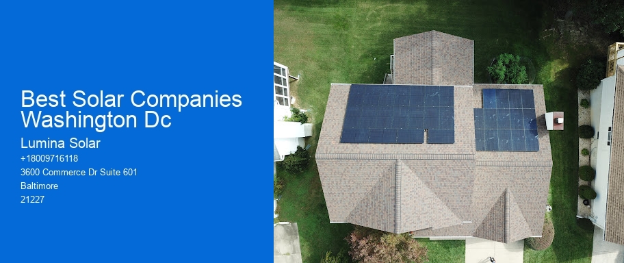 Best Solar Companies Washington Dc