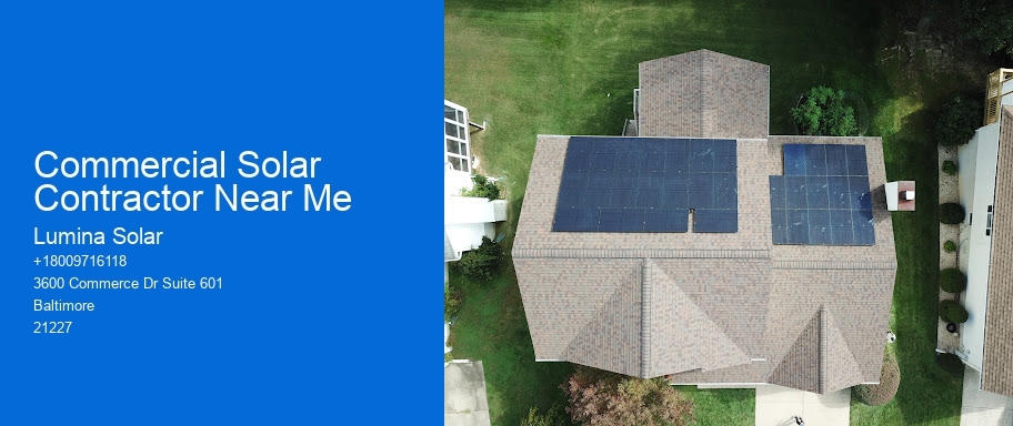 Commercial Solar Contractor Near Me