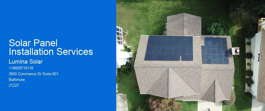 Solar Panel Installation Services