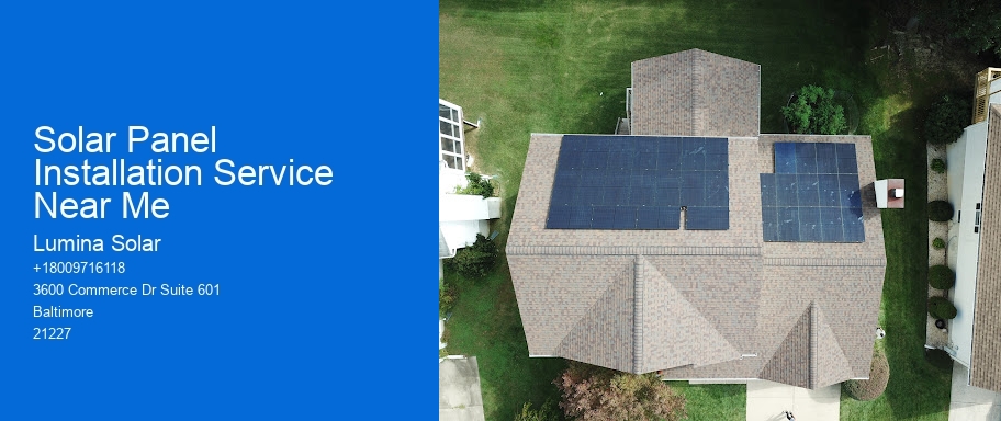 Solar Panel Installation Service Near Me